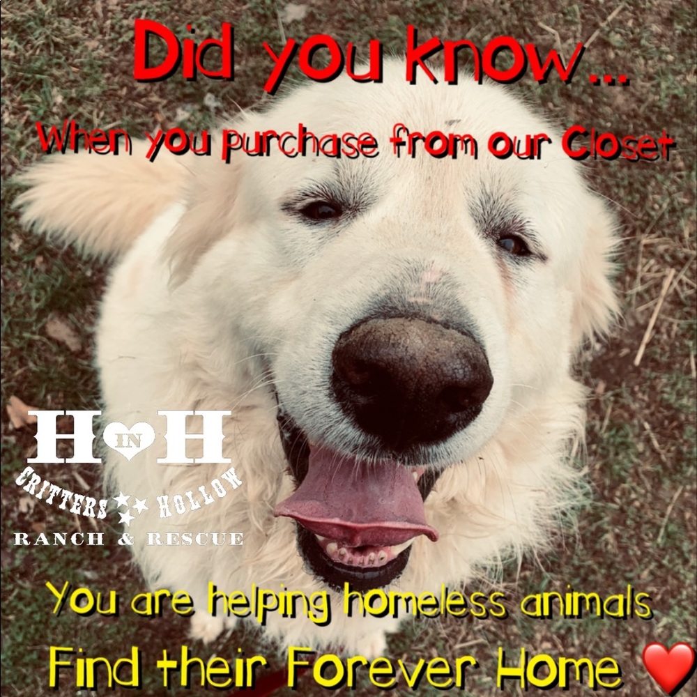 Your purchase is a donation to help Spay & Neuter